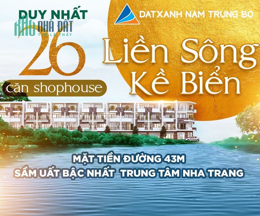 NHÀ Ở THƯƠNG MẠI 1 TRỆT 3 LẦU, TRUNG TÂM TP NHA TRANG, CHỈ 5,5 TỶ