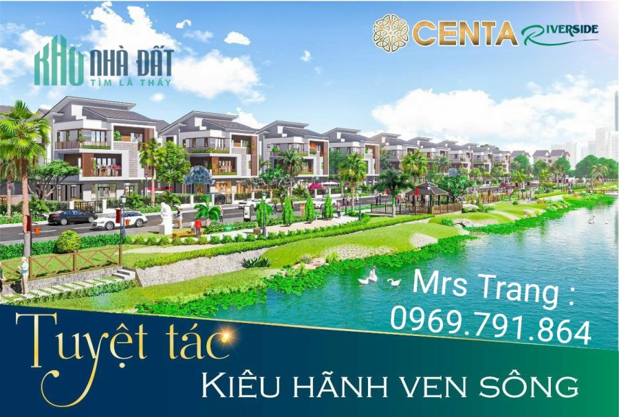 ✨🌊✨ Centa RIVERSIDE Tuyệt Tác Kiêu Hãnh Ven Sông - Viên RUBY Có 1-0-2 Tại Trung Tâm Vùng Thủ Đô 💎