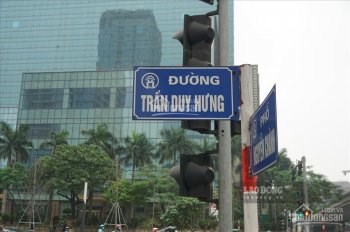 BÁN NHÀ MẶT PHỐ TRẦN DUY HƯNG - KINH DOANH ĐỈNH - MẶT TIỀN 5,5M. GIÁ 27 TỶ