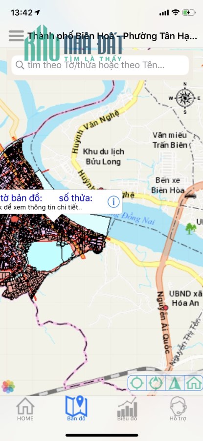 Bán đất Bùi Hữu Nghĩa, Tân Hạnh, B Hòa: 2.245m2, giá: 22,5 tỷ.