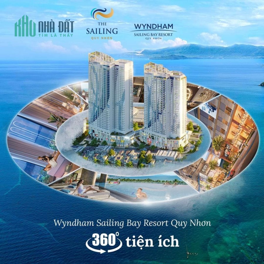 Mở bán tòa A căn hộ The Sailing Quy Nhơn -LH: 0965.172.574