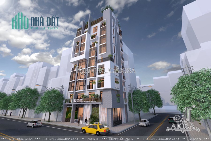 Bán toà nhà phố Thái Hà, 2 mặt đường, 3 ô tô, cho thuê 100tr, thang máy, 88m2 x 8T. MT 10m