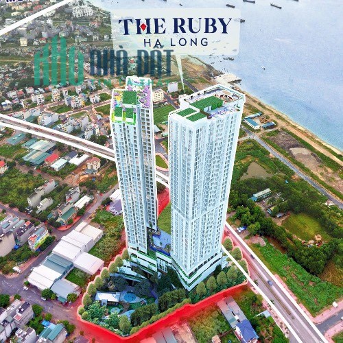 Chính chủ bán cắt lỗ chung cư The Ruby Hạ Long, nằm ngay mặt biển trung tâm Hòn Gai
