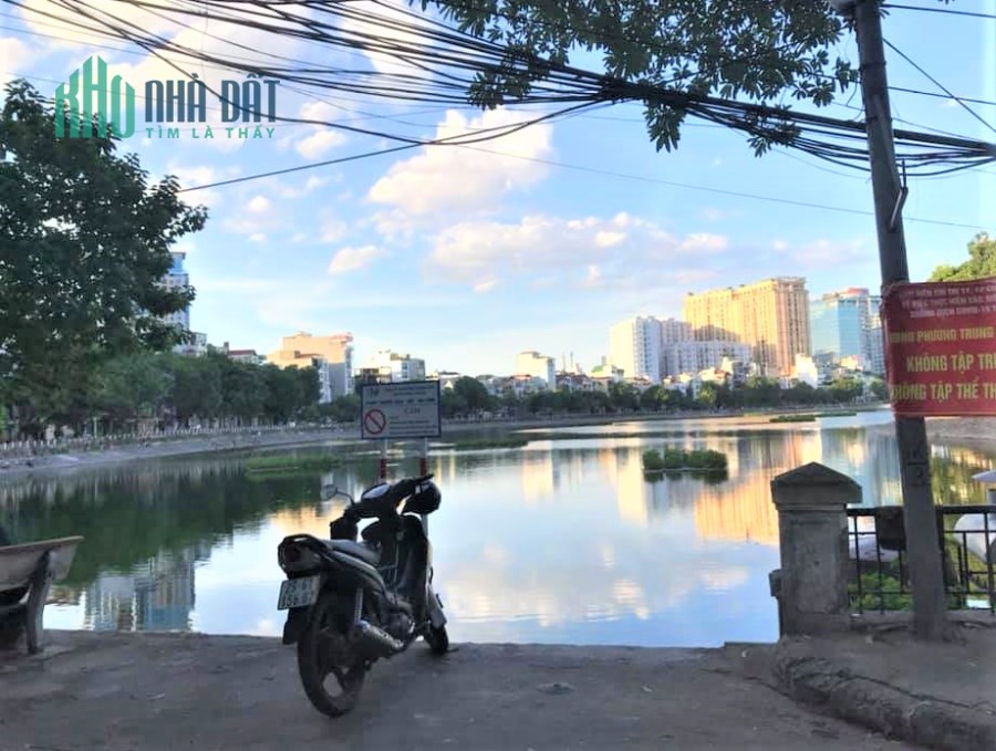 Đất view hồ Hoàng Cầu, Đống Đa: DT 132m2; MT 5,5m; giá 15,8tỷ