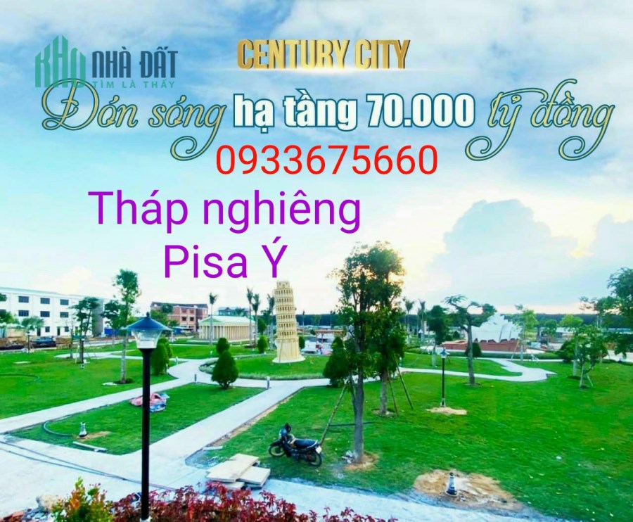 Đất nền nhà phố biệt thự Century Sân Bay Long Thành