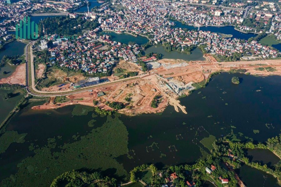 Bán liền kề view hồ dự án Bắc Đầm Vạc, TP Vĩnh Yên, DT 108m2, MT 6m, 7%  giá chỉ 3x tr/m2.