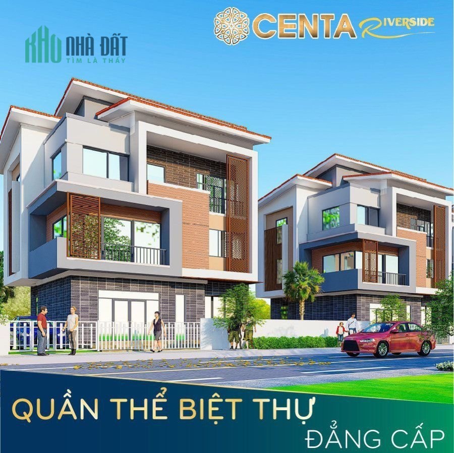 Mở bán cực phẩm biệt thự ven sông view đẹp dự án Centa Reverside đẳng cấp quốc tế