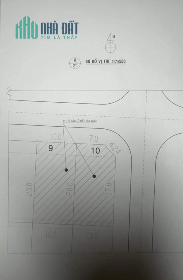 Bán lô đất mặt tiền KDC Tân Phong, P.Tân Phong, Biên Hoà