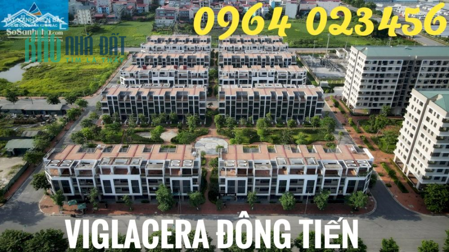 ⭐Giá Tốt⭐SHOPHOUSE 4 Tầng⭐3 Mặt Tiền⭐Đô Thị VIGLACERA Đông Tiến⭐0964 023456⭐⭐