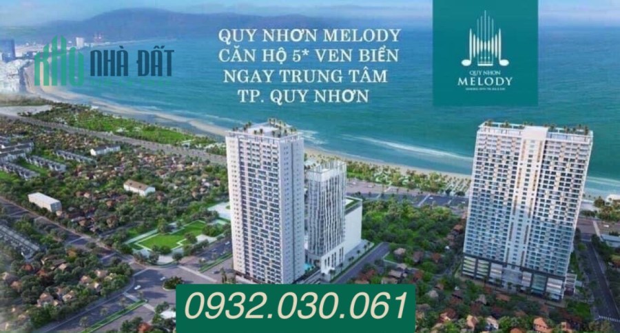 quy nhơn melody mặt tiền an dương vương , chiết khấu 7-25% , 0932030061