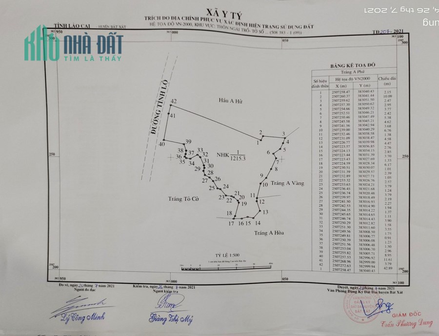 MẢNH ĐẤT HƠN 1.200M2 THÔN NGẢI TRỒ - Y TÝ ( SAPA2)- CHỈ 2XXXTR - PHÙ HỢP ĐỂ ĐẦU TƯ