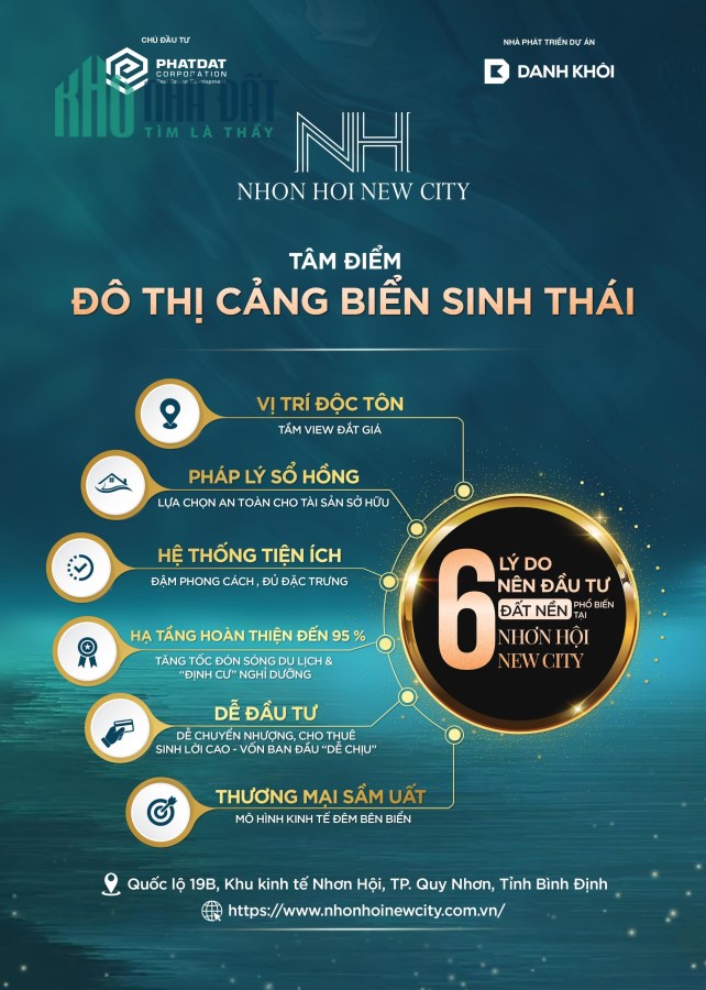 Đất nền Nhơn Hội New City giá 2.390 tỷ cạnh FLC Quy Nhơn