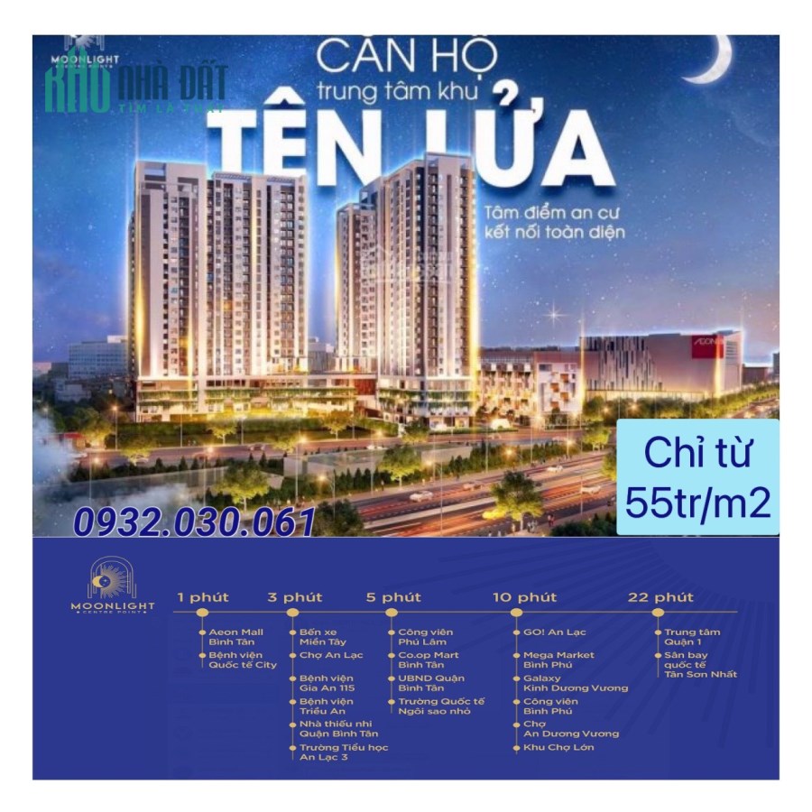 moonlight center point ngay aeon bình tân chỉ 55tr/m2 0932030061