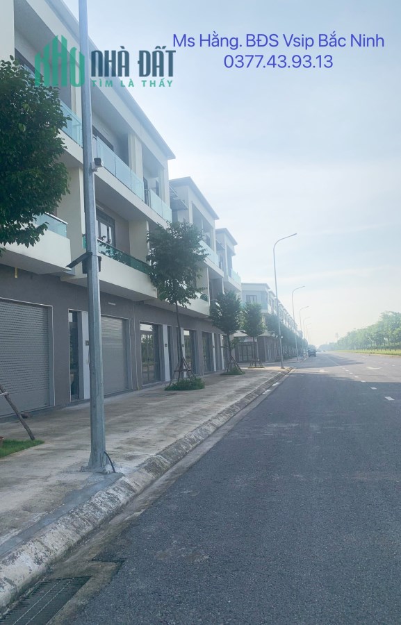 Bán nhà phố trục đường 64m khu đô thị vsip Bắc Ninh