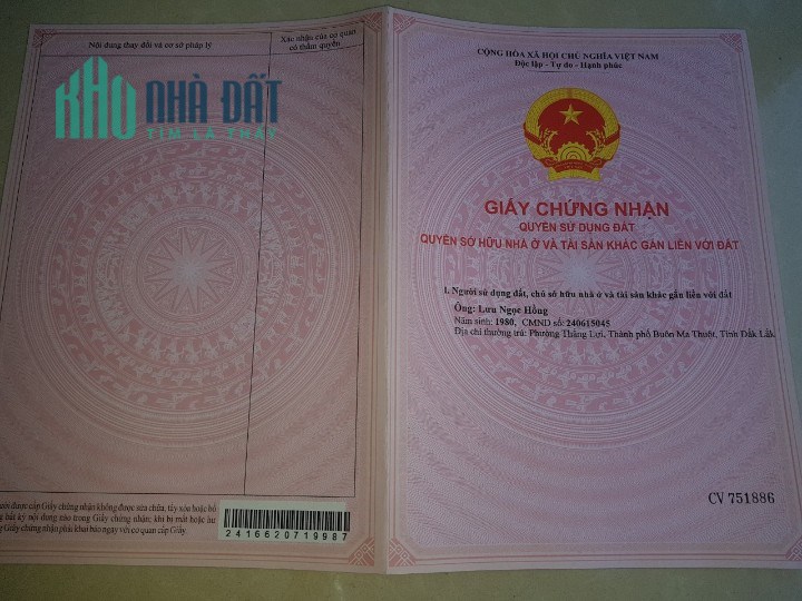 Bán 4.700m2 đất TP Buôn Ma Thuột, SHR, giá 4.7 tỷ. Lh:0903559293