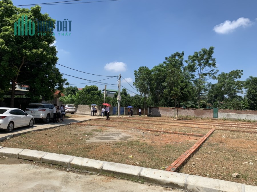 lô góc 2 mặt tiền, đất nền chỉ hơn 1 tỷ gần Đại Lộ Thăng Long, Đồng Trúc, Thạch Thất, Hòa Lạc