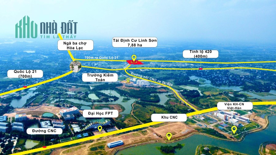 Bán đất tái định cư Linh Sơn Hòa lạc