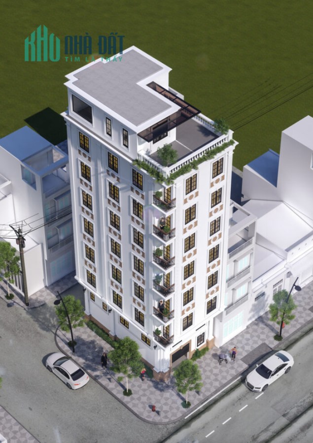 Bán toà nhà phố Hoàng Cầu, cho thuê 150tr, 2 mặt tiền, thang máy, ô tô, 145m2 x 10T. MT 8m.