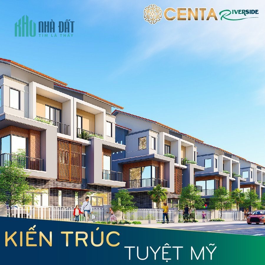 Chủ đầu tư mở bán khu đô thị Centa Riverside thơ mộng