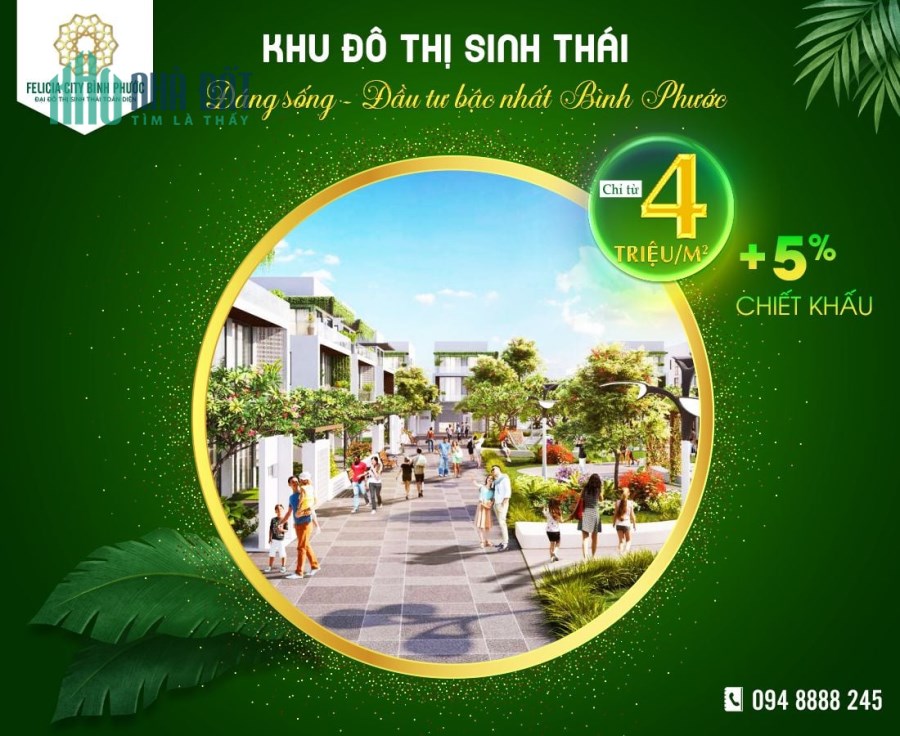 Đại Đô thị Sinh thái Toàn diện tại Bình Phước - Felicia City Bình Phước