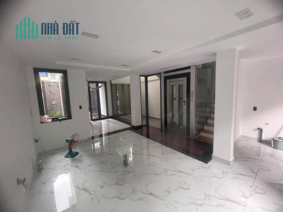 Bán nhà Đinh Bộ Lĩnh, biệt thự, 108m2, 5 tầng, thang máy, 2 hẻm xe hơi, 14.9 tỷ.