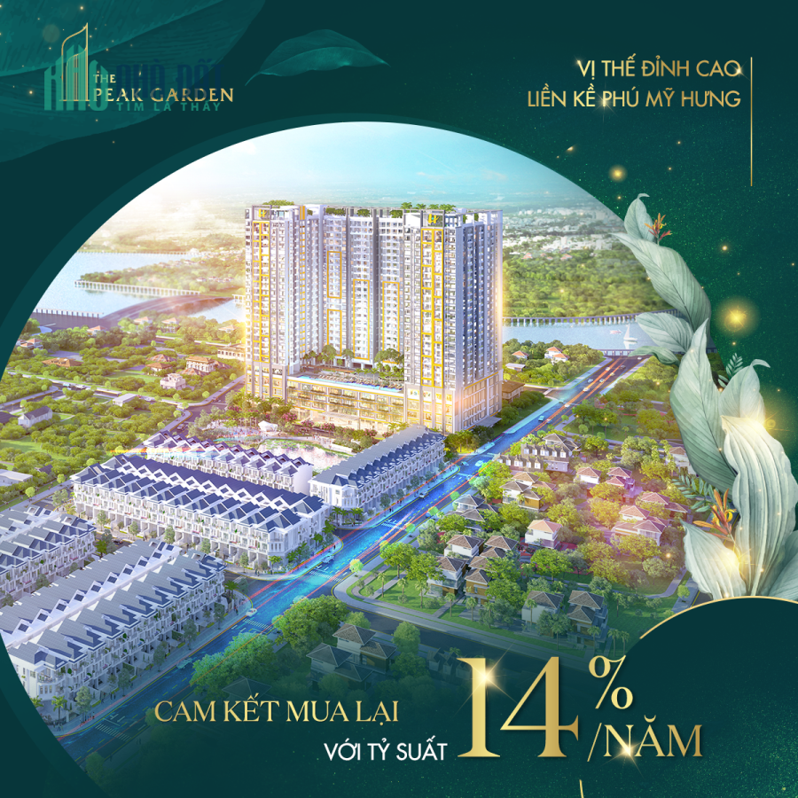 Căn hộ The Peak Garden quận 7 - Cam kết mua lại với lãi suất 14%