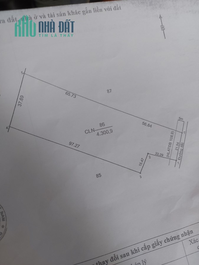 Bán 9045m2 đất xã Minh Tân, H.Dầu Tiếng, Bình Dương, SHR, 3.2 tỷ. Lh:0961410279.