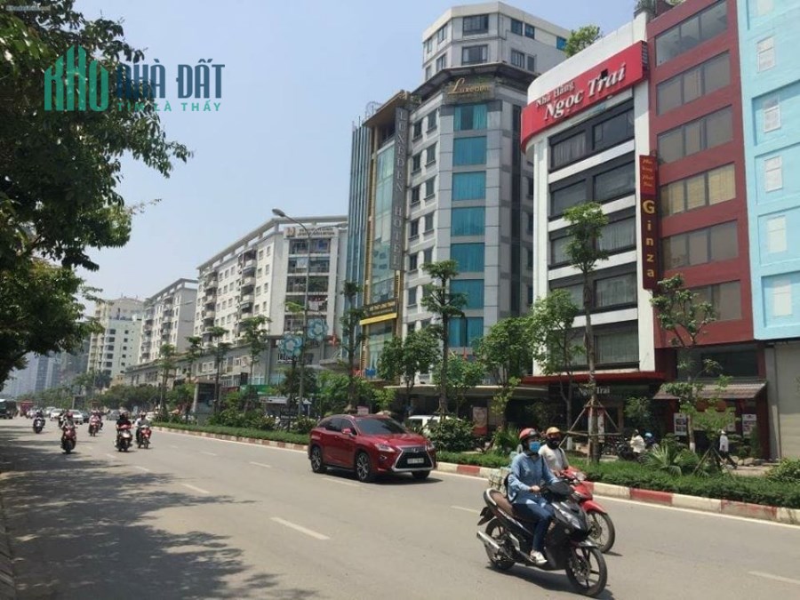 Bán building văn phòng Trần Duy Hưng 150m2 8 tầng mặt tiền 11m giá 55 tỷ