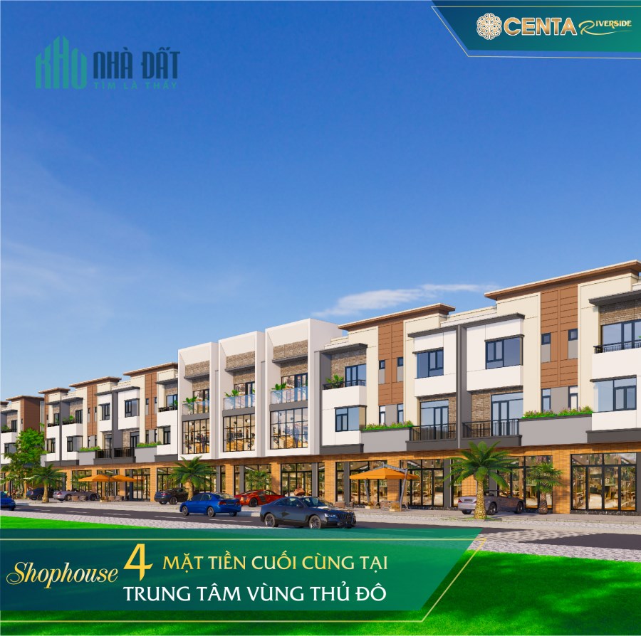 MỞ BÁN CHÍNH THỨC CENTA RIVERSIDE GIÁ GỐC CHỦ ĐẦU TƯ, CẠNH NINH HIỆP, LH 0989 588 190