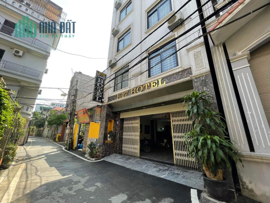 Bán gấp nhà Ngõ Đàm Quang Trung, Long Biên ngõ rộng 6m, Dt 121m2, 7 tầng, mặt tiền 7m, giá 18 tỷ.