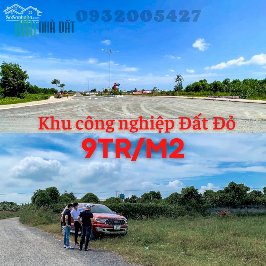 ĐẤT THỔ CƯ CÁCH CỔNG KCN ĐẤT ĐỎ 300M, CHỈ 8TR/M2, CÁCH BIỂN 10 PHÚT