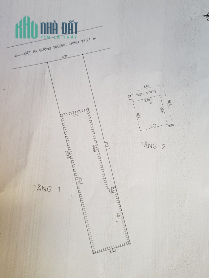 Cần bán lô đất,kiệt ô tô  đường Trường Chinh,Thanh Khê ,Đà Nẵng.