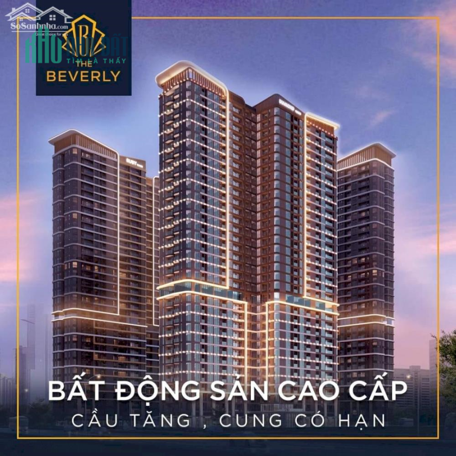 Sở hữu căn hộ cao cấp The Beverly quận 9, giá 65tr/m2 . Liên hệ 0907782122 Vân