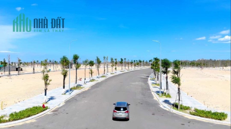 Đất nền thổ cư 100%, sổ riêng, hỗ trợ vay 75%, lãi suất 0%. Nhơn Hội New City Quy Nhơn