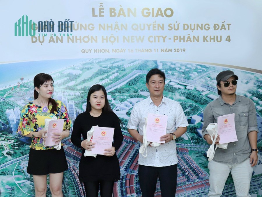 Đất nền thổ cư 100%, sổ riêng, hỗ trợ vay 75%, lãi suất 0%. Nhơn Hội New City Quy Nhơn