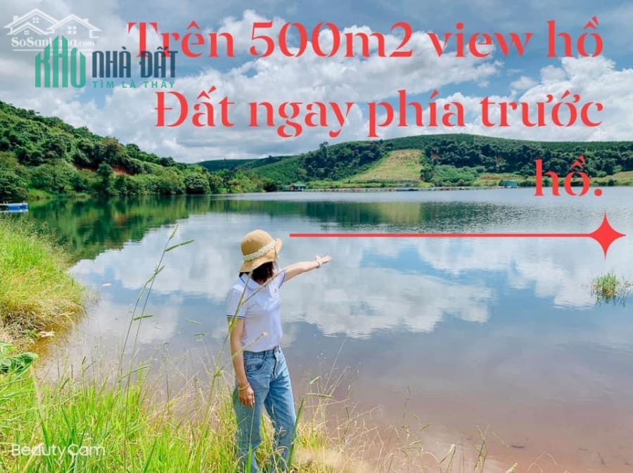 Đất F0 hơn 500m2 view hồ ĐakLong Thượng, sẵn sổ hồng tại Bảo Lâm