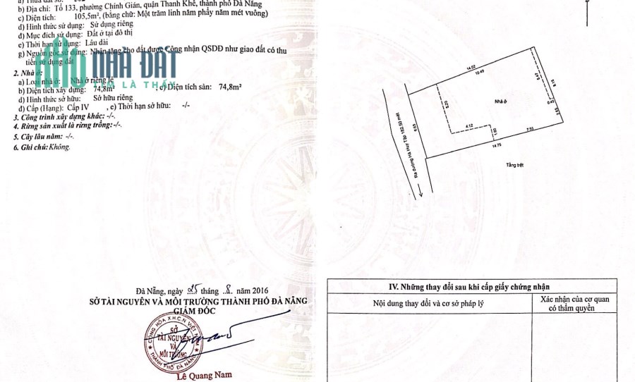 Bán nhà dãy trọ 2 tầng Điện Biên Phủ, Chính Gián, Thanh Khê, Đà Nẵng