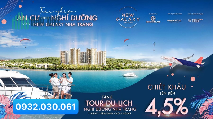 CHỈ 1.7TY/CĂN TẠI NEW GALAXY NHA TRANG , CHIẾT KHẤU ĐẾN 28% NGAY VINPEARL NHA TRANG 0932030061