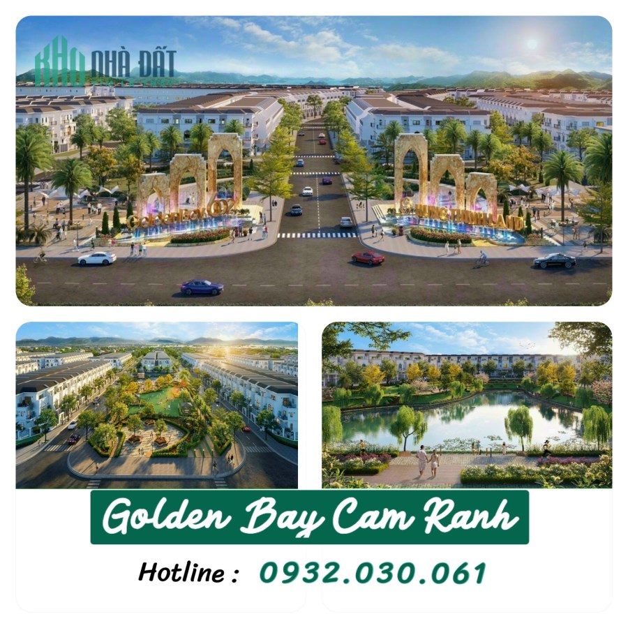 NỀN KHÁCH SẠN GOLDEN BAY 602 MẶT TIỀN NGUYỄN TẤT THÀNH CAM RANH CHỈ 16TY/NỀN 350M2 0932030061