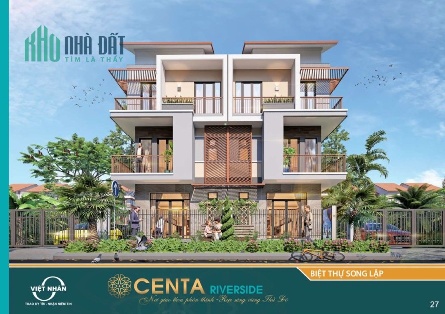 Mở bán CENTA RIVERSIDE tháng 12 giá gốc CĐT, đóng tiền theo tiến độ