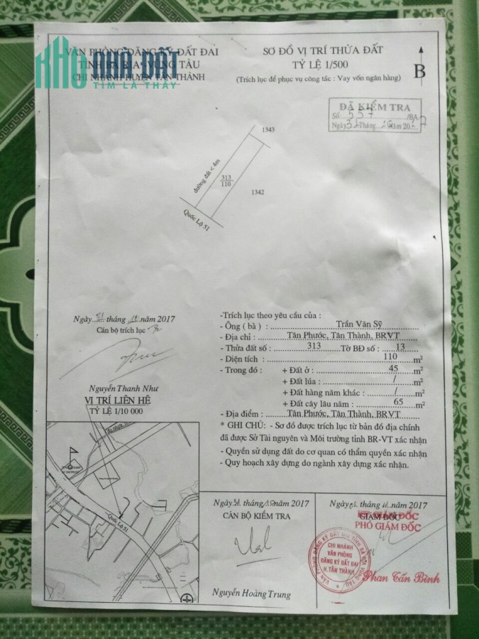 Nhà 2MT QL51 P.Tân Phước, TX.Phú Mỹ, BRVT, 110m2, SHR, 4.5 tỷ. Lh0933225618