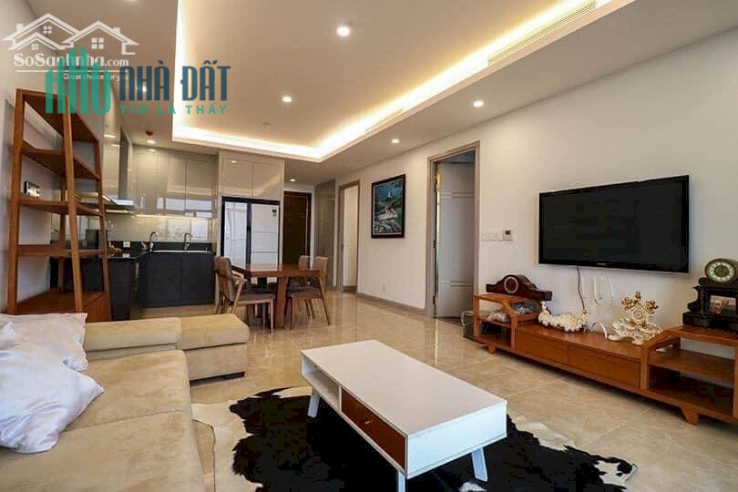 Chính chủ cho thuê căn hộ chung cư Sun Grand City, căn 2 ngủ, 90m2, đầy đủ nội thất, giá 25tr/tháng