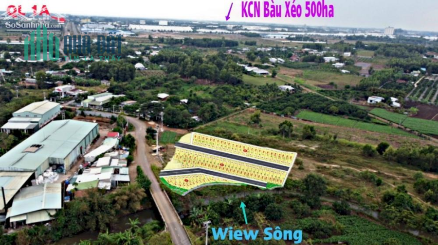 ĐẦU TƯ ĐẤT NỀN KDC BÀU XÉO ĐẦU TƯ SINH LỜI 20_30%TRONG VÒNG 6 THÁNG