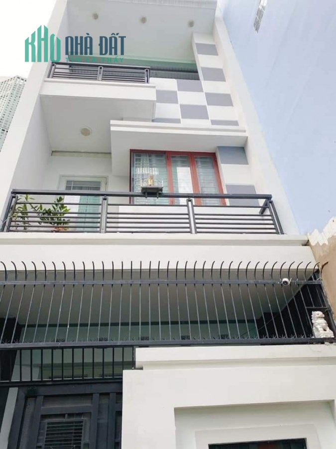 Bán nhà đường Cây Trâm, P9, Gò Vấp. DT: 5x20m CN đủ, KC: Trệt, 3 lầu đẹp HXT 8m, ngay công