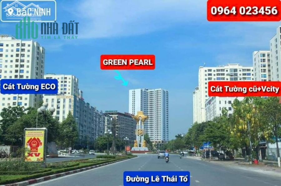 GREEN PEARL Bắc Ninh⭐Căn Ngoại Giao 2PN⭐ Khuyến Mại Xuân 2022⭐0964 023456