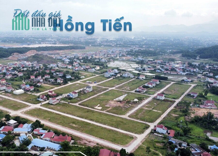 Bán đất đấu giá Hồng Tiến, Phổ Yên, Thái Nguyên. Giá từ 13tr/m2. LH 0968508790