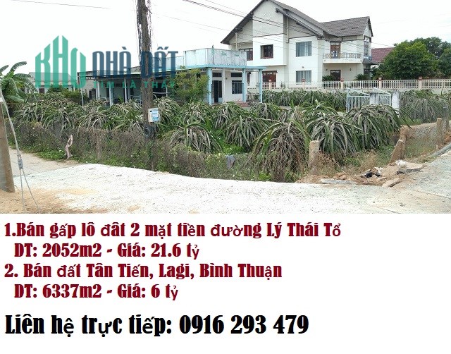 Bán 3 lô đất tại La Gi, Bình Thuận, 0916293479