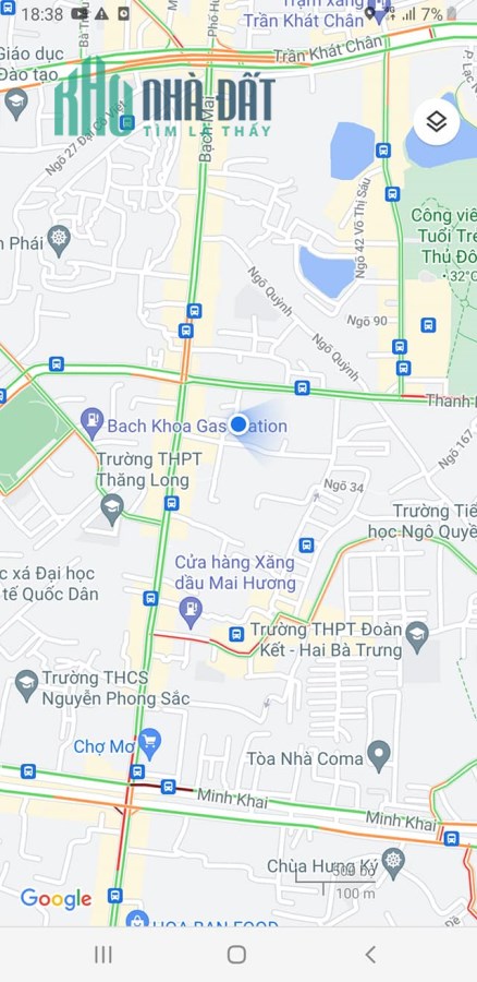 Bán gấp nhà ngõ 295 Bạch Mai giá 2.3 tỷ, 36mx4 tầng, giao luôn