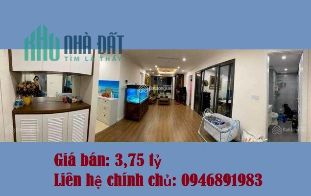 Chủ nhà bán căn 3PN dự án Sunshine Garden, Dương Văn Bé, HBT, 3,75tỷ; 0946891983
