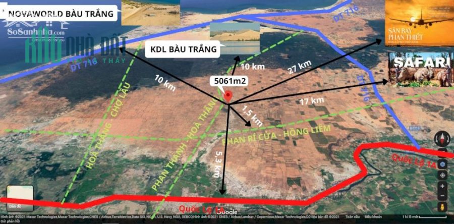 5061m2 Hồng Thái cách đường Liên Xã 80m. SHR . Có đường trên sổ . View đẹp